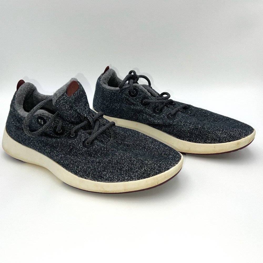 Allbirds Mizzle Men’s Wool Runners Grey Reinforced Sole Size 14